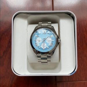 FOSSIL Watch, Cecile multifunction silver-tone